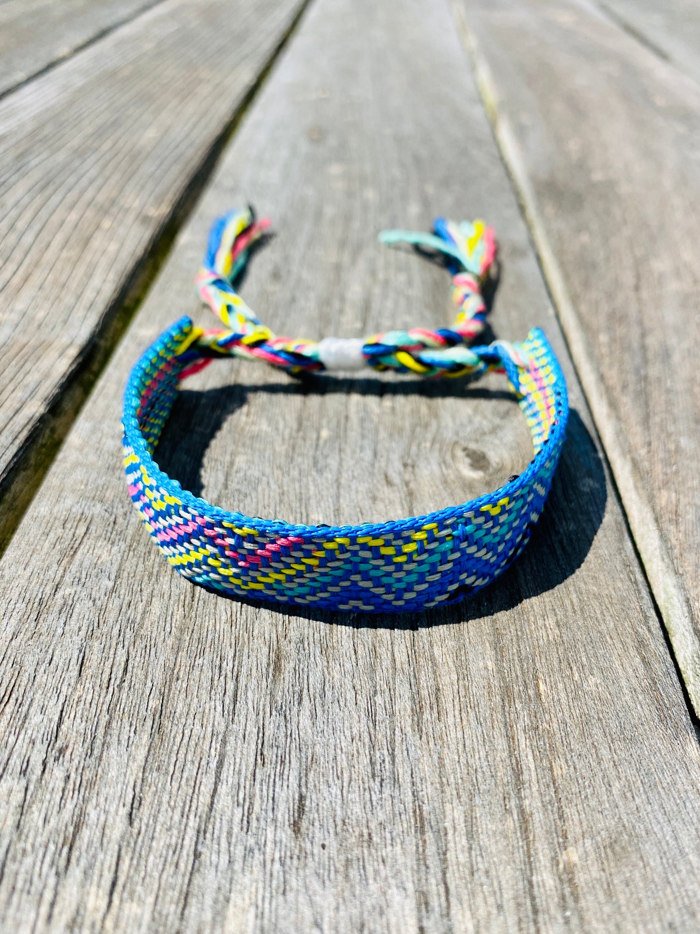 Polsband uit textiel - Marine