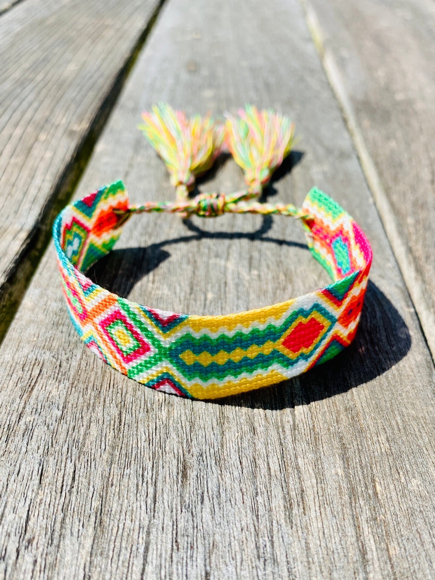 Polsband uit textiel - Woodstock