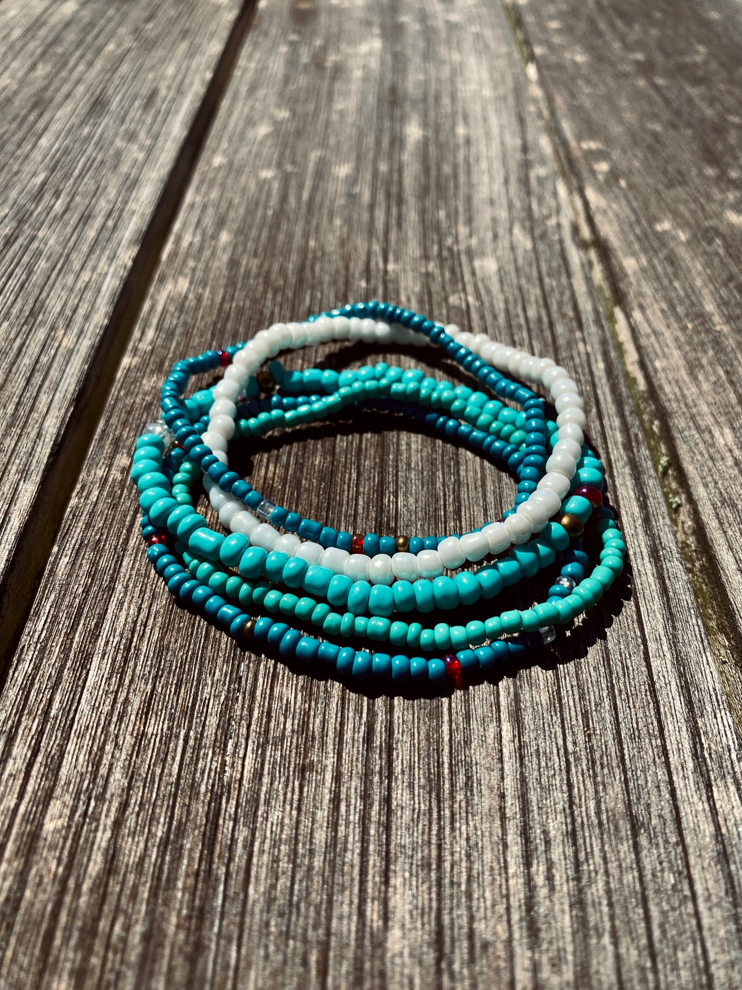 Armbanden Set Blue Pearl