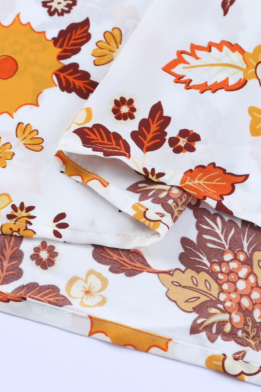 Maxi Jurk met Retro Bloemenprint