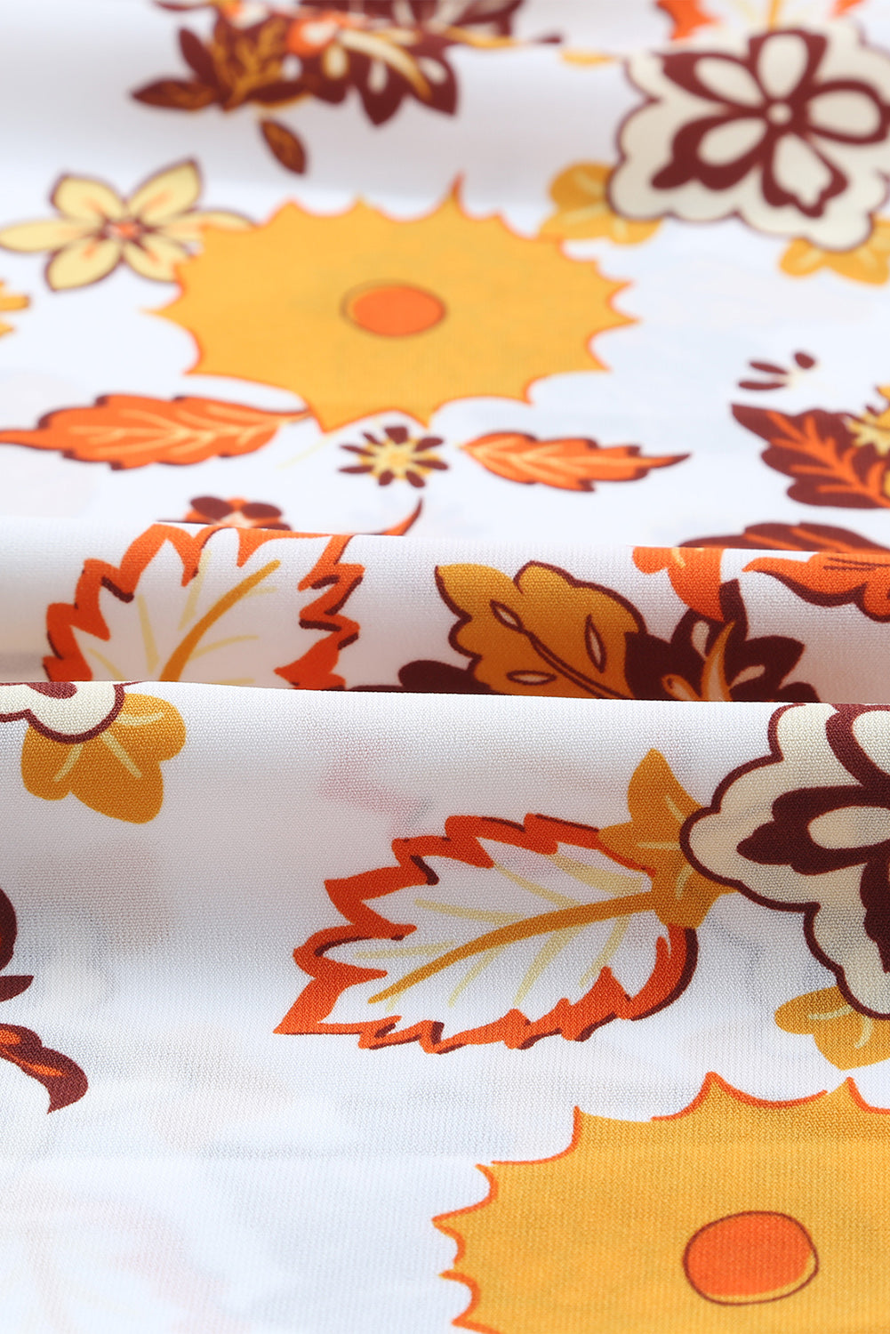 Maxi Jurk met Retro Bloemenprint
