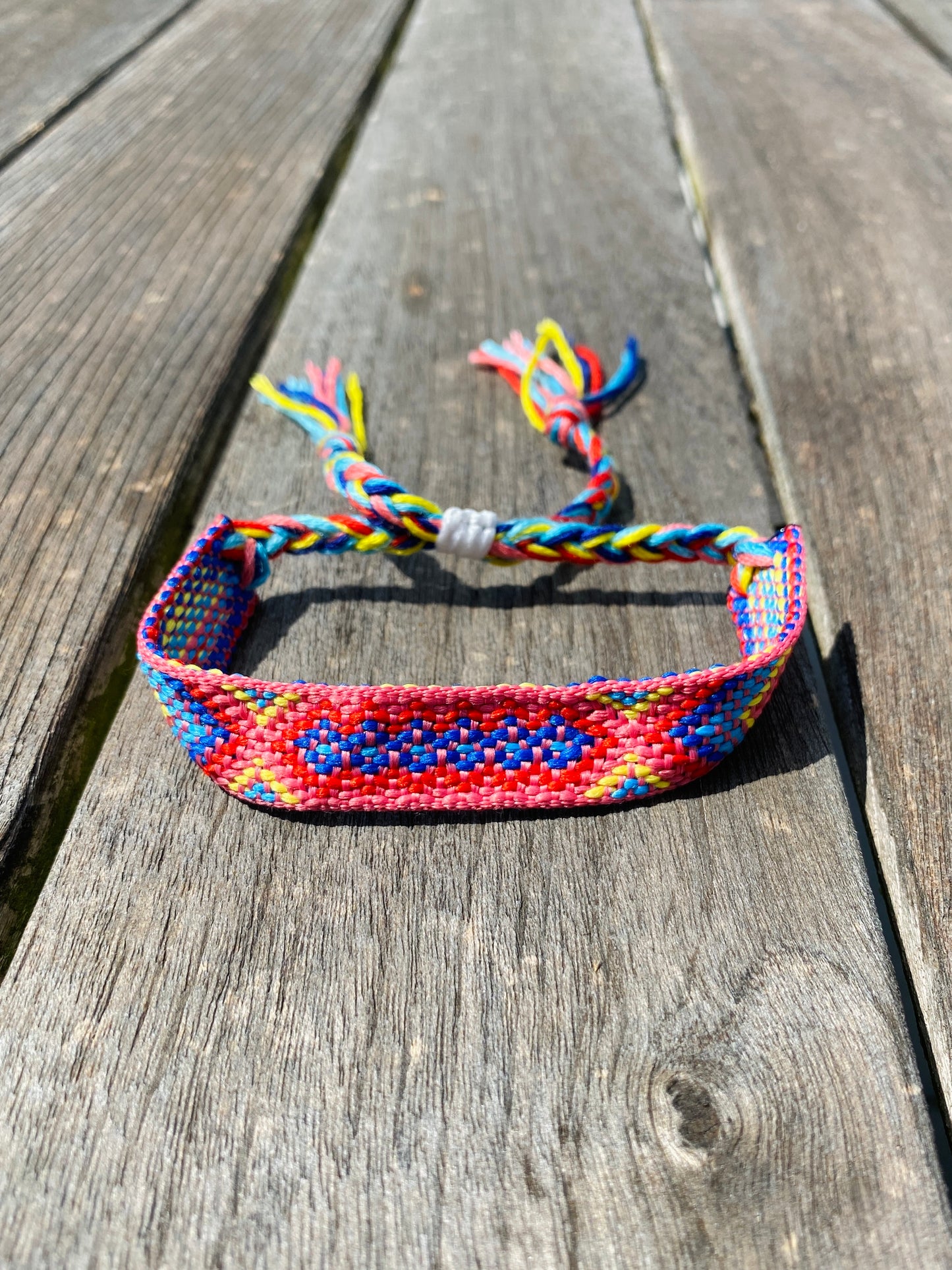 Polsband uit textiel - Honey Sunset
