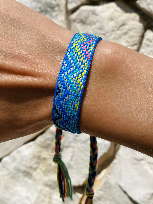 Polsband uit textiel - Marine