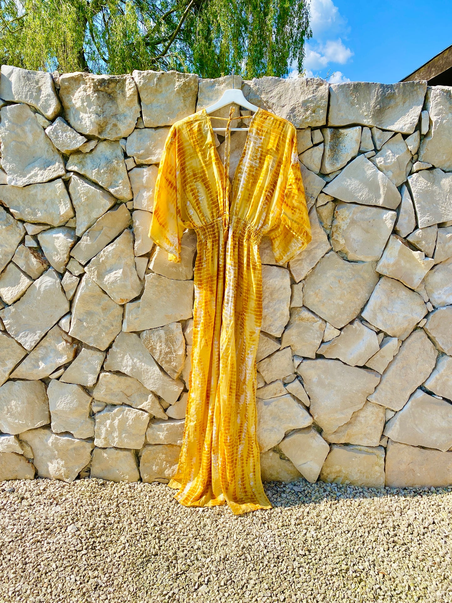 Straight from Ibiza - Maxi Jurk - One Size Fits All - Turquoise