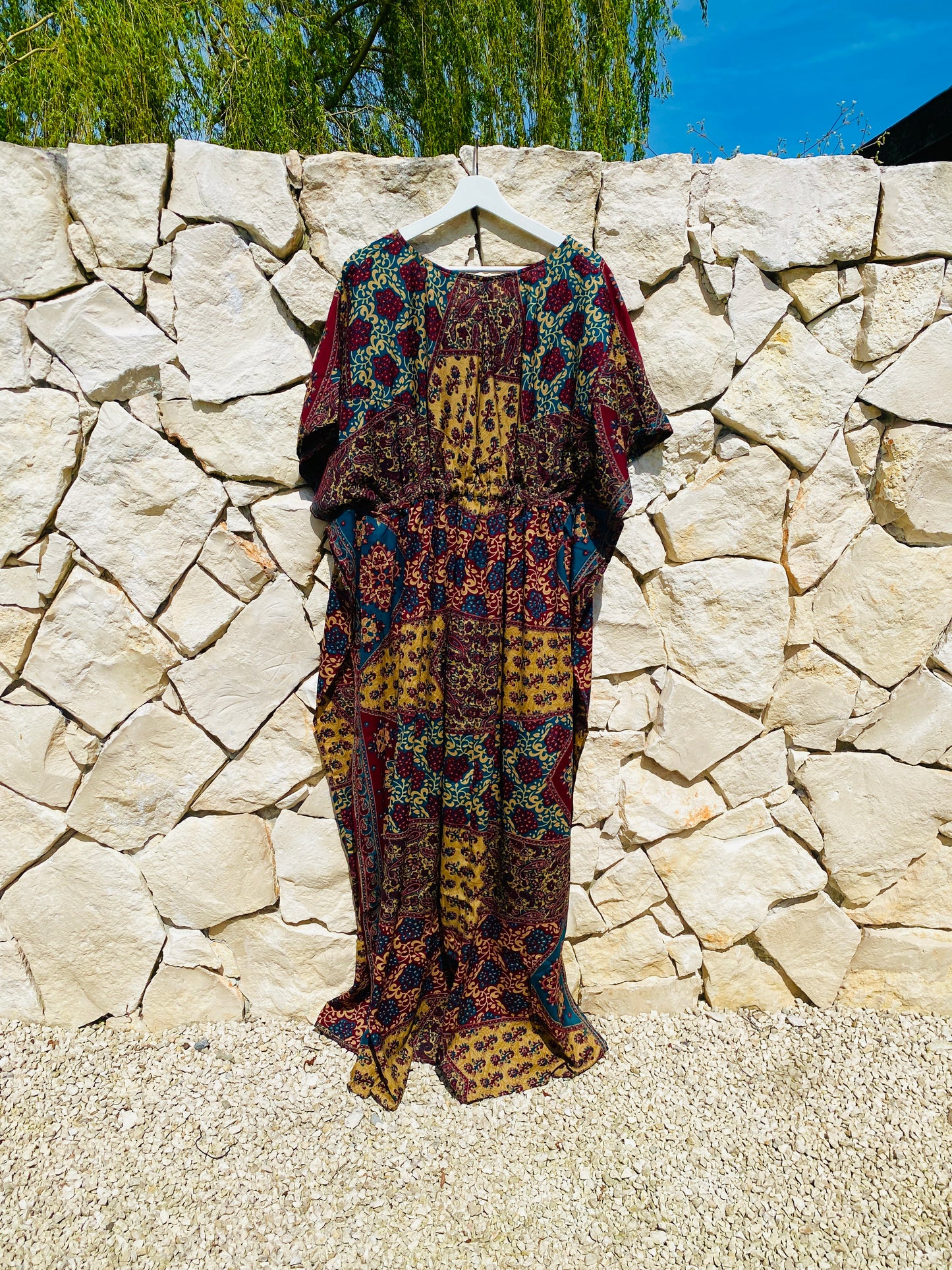 Straight from Ibiza - Maxi Jurk in Aubergine - M