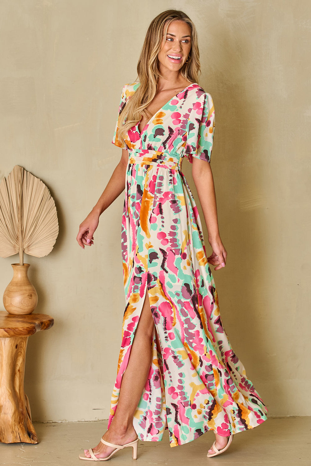 Tie-Dye Maxi Jurk