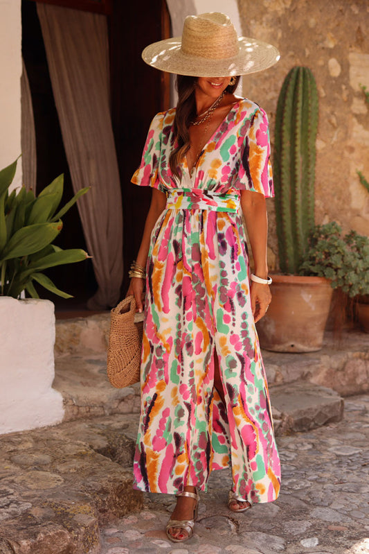 Tie-Dye Maxi Jurk