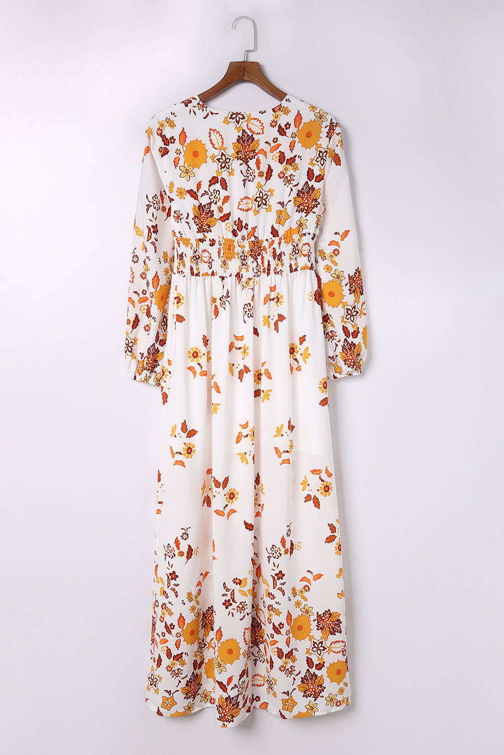 Maxi Jurk met Retro Bloemenprint