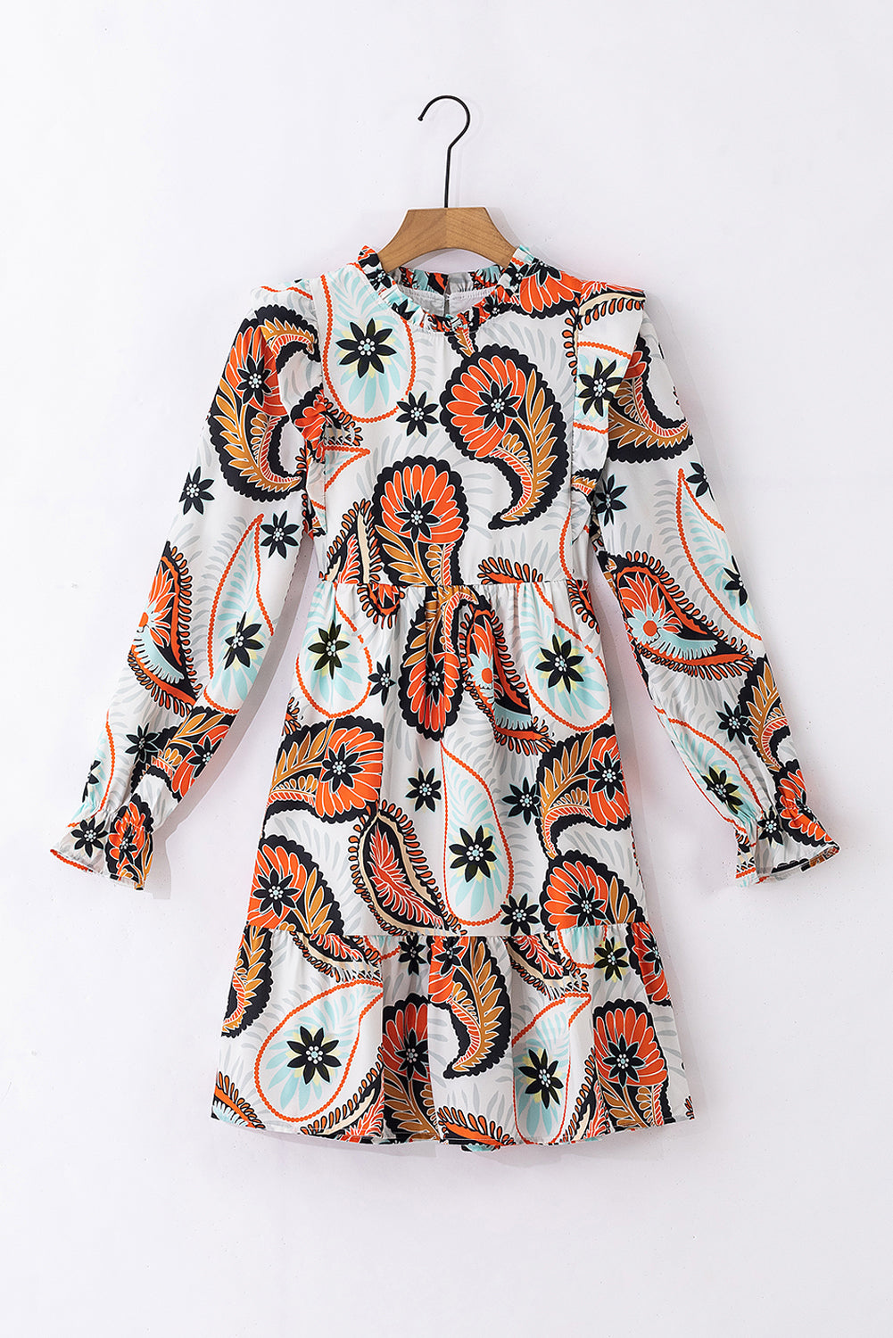 Korte Jurk met Paisley Print