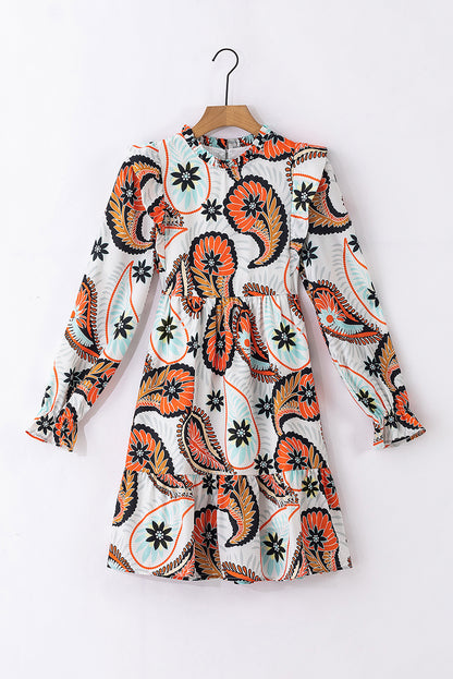 Korte Jurk met Paisley Print