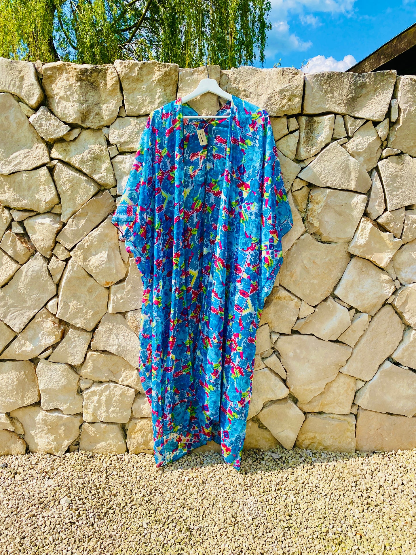 Straight from Ibiza - Chiffon Kimono Turquoise