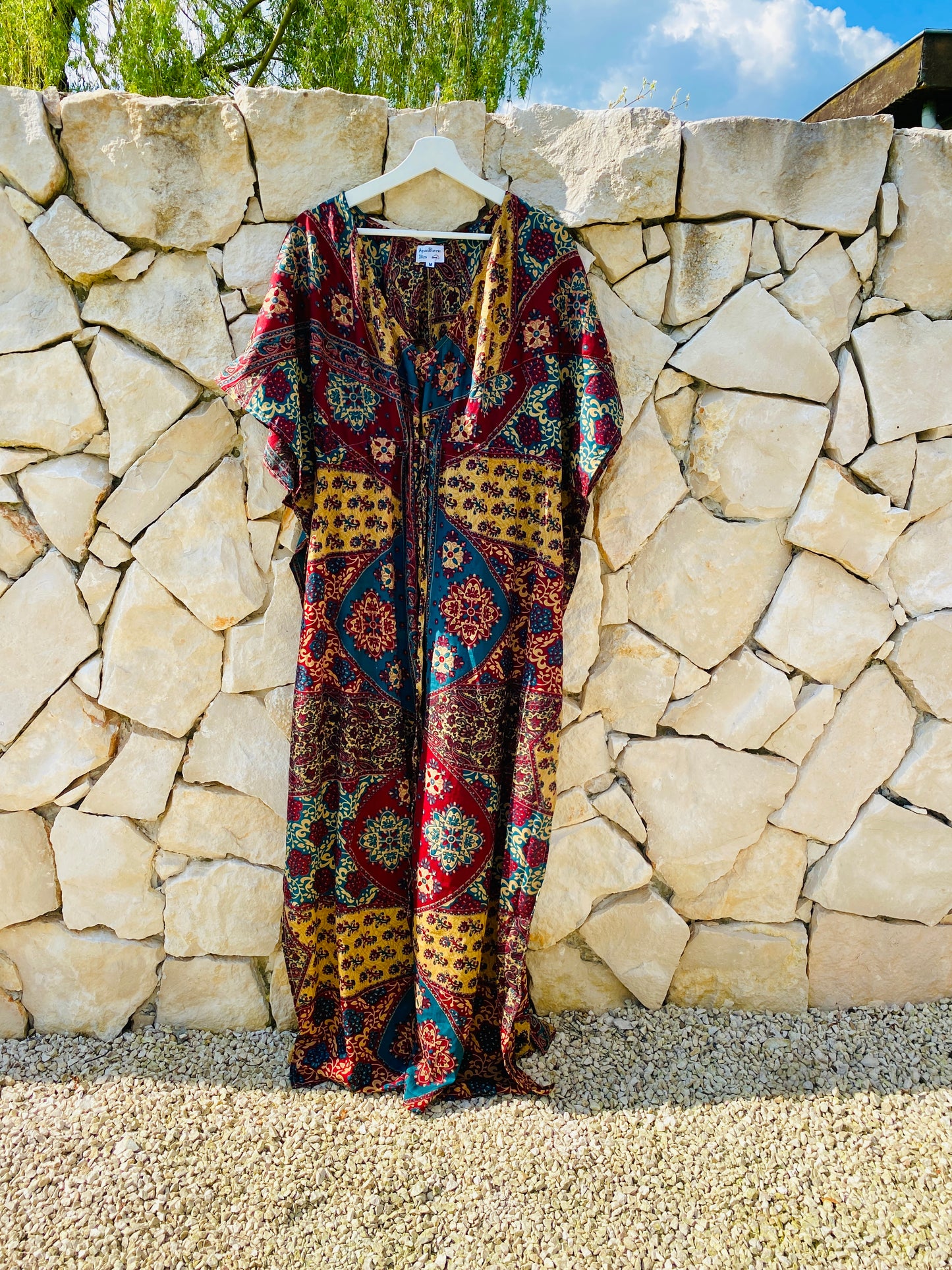 Straight from Ibiza - Maxi Jurk in Aubergine - M