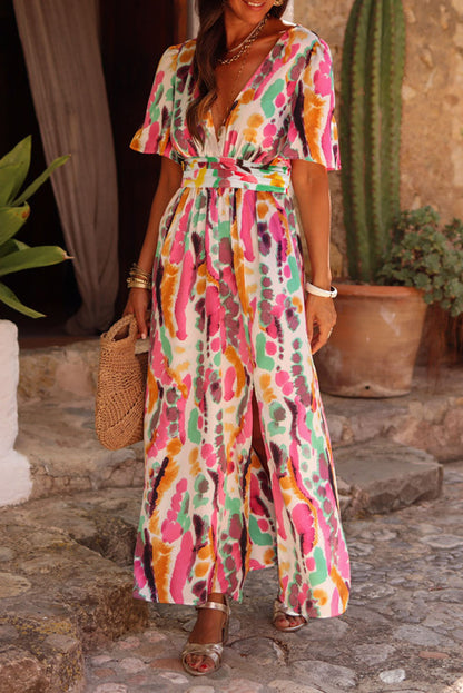 Tie-Dye Maxi Jurk