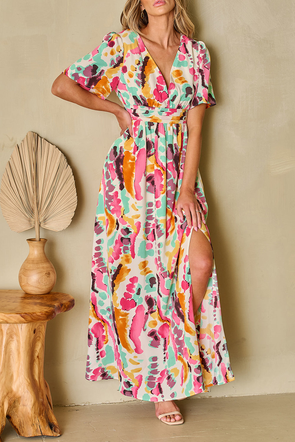 Tie-Dye Maxi Jurk