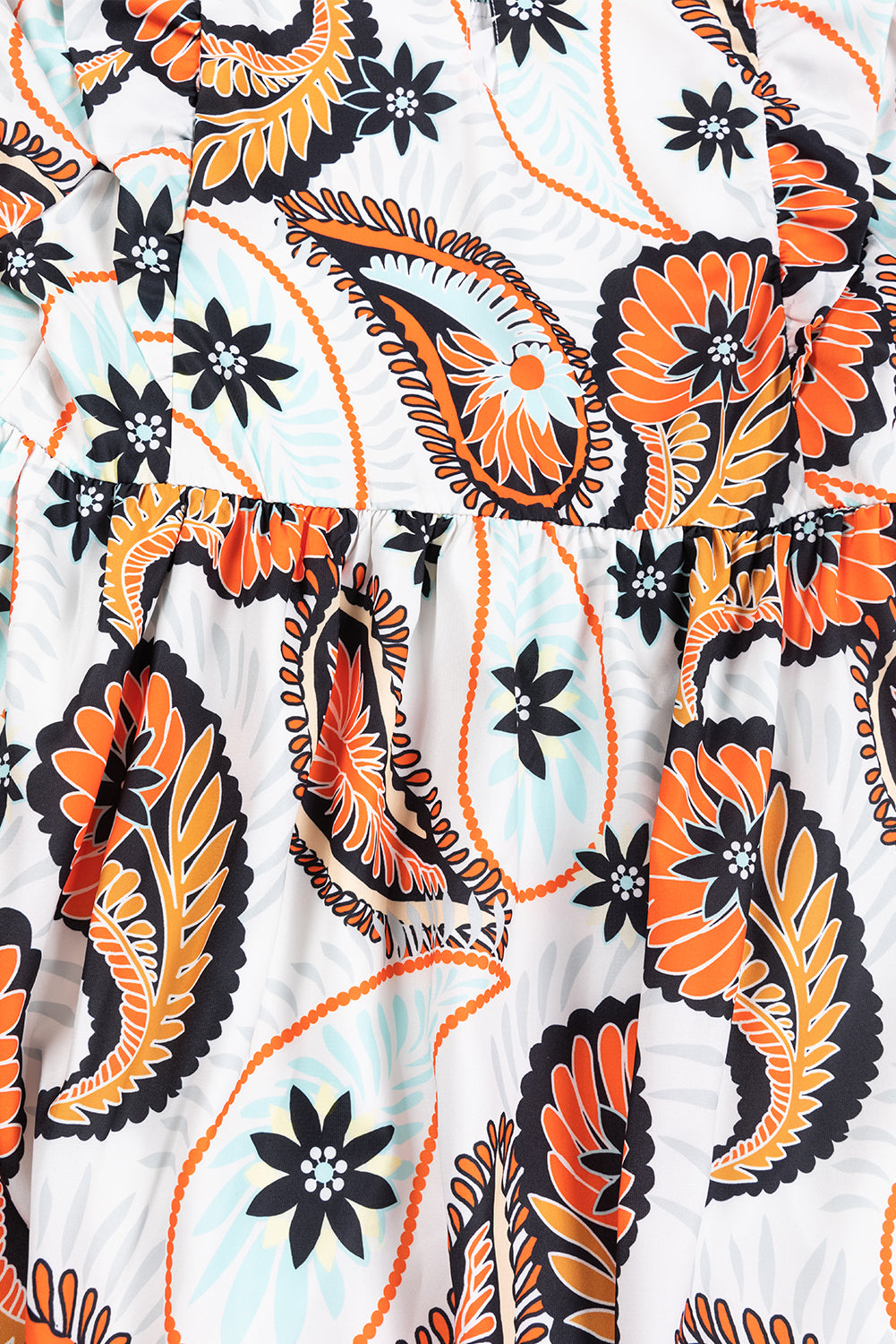 Korte Jurk met Paisley Print