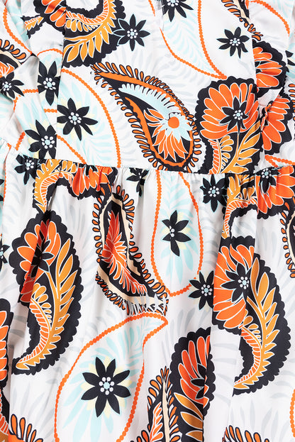 Korte Jurk met Paisley Print