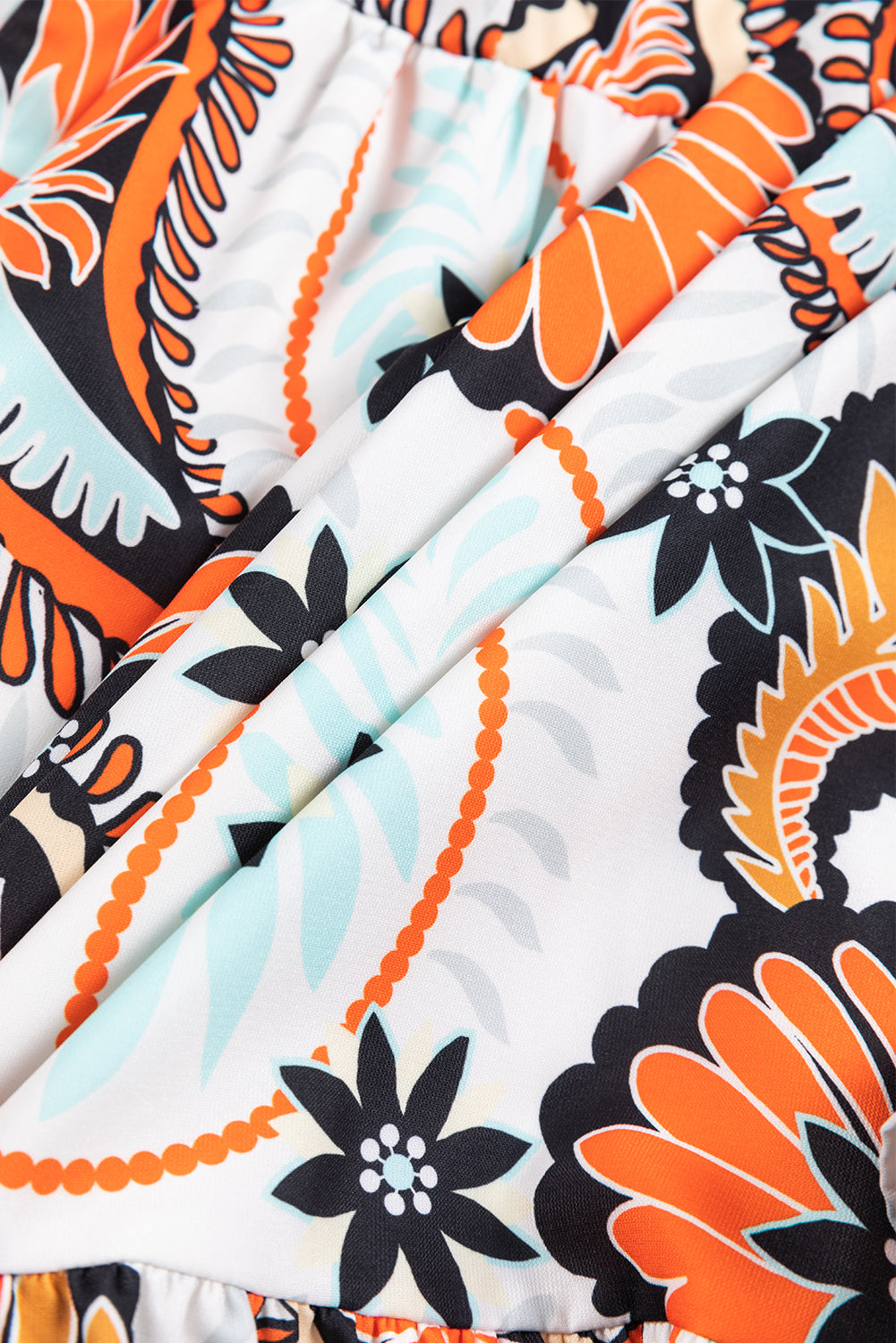 Korte Jurk met Paisley Print