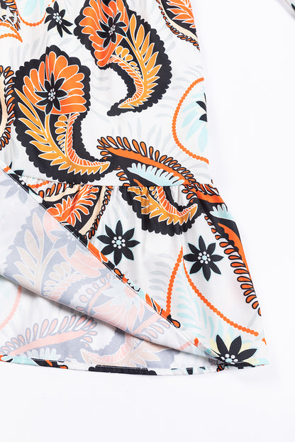 Korte Jurk met Paisley Print