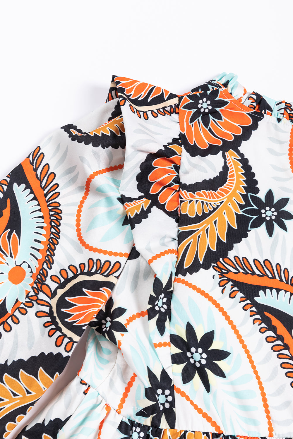 Korte Jurk met Paisley Print